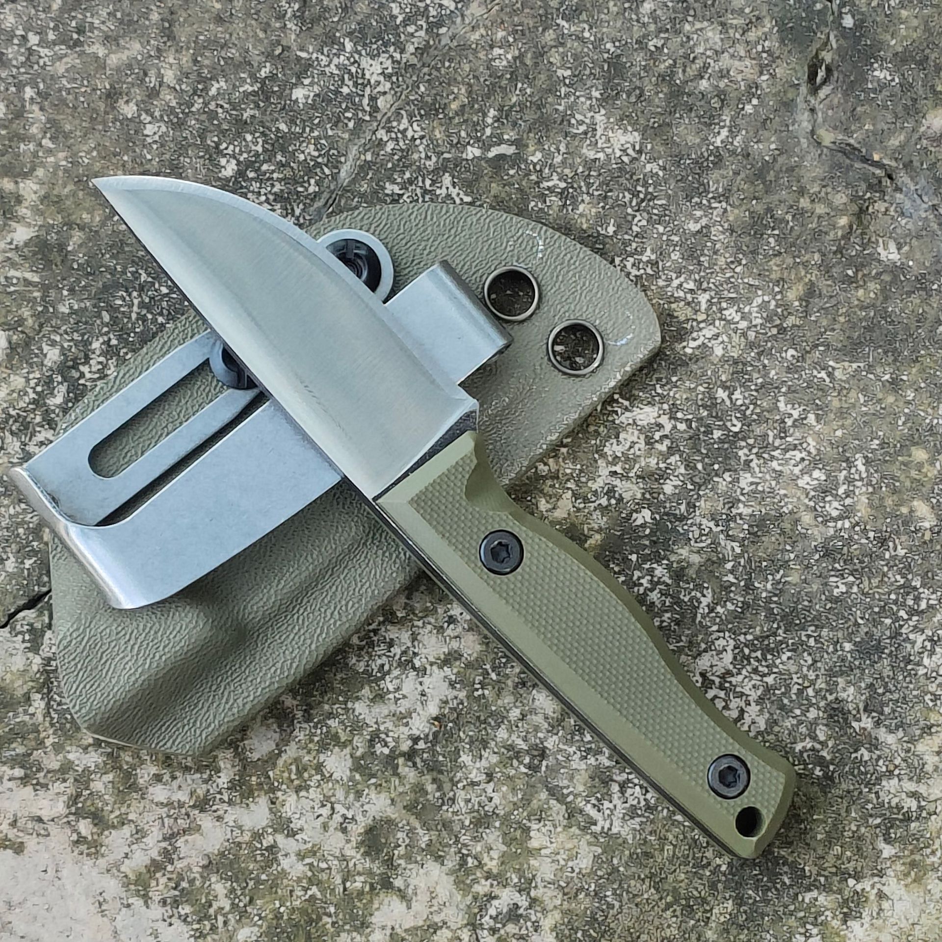Dive Knife Titanium - 2026 New G10 Handle Outdoor Camping