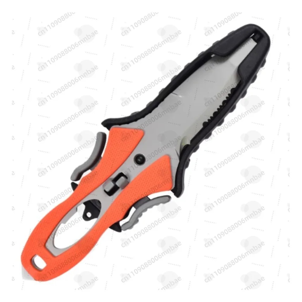 Dive Knife Titanium - Water Rescue Knife Outdoor Rope Cutter