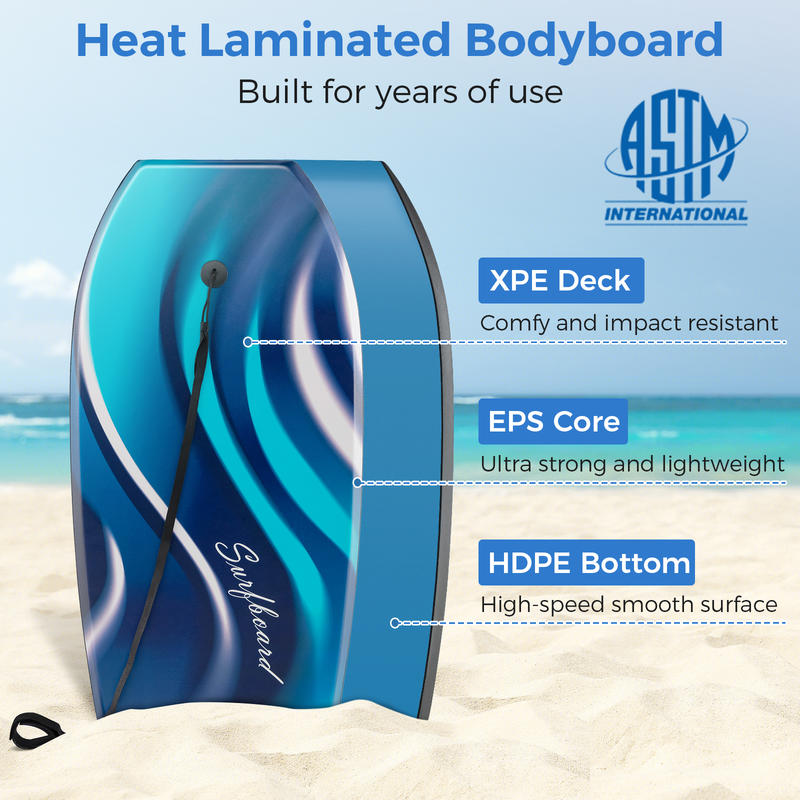33/37/41 Inches Lightweight Bo - Bodyboard Boogie Board 评论和价格