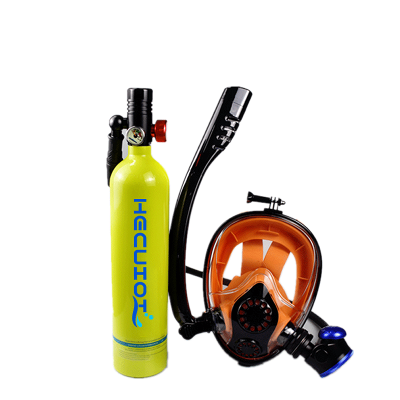 Mini 1LScuba Diving Tank Set,  - Freediving Mask Set 评论和价格