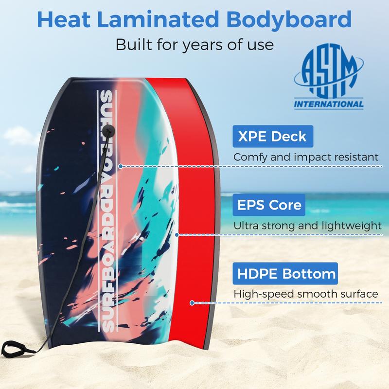 33/37/41 Inches Lightweight Bo - Bodyboard Boogie Board 评论和价格