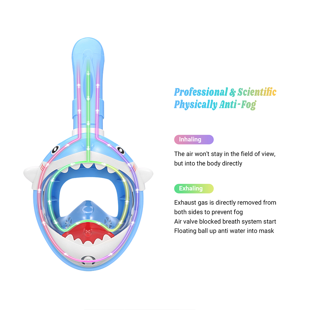 SMACO-Full Face Snorkel Mask f - Freediving Mask Set 评论和价格
