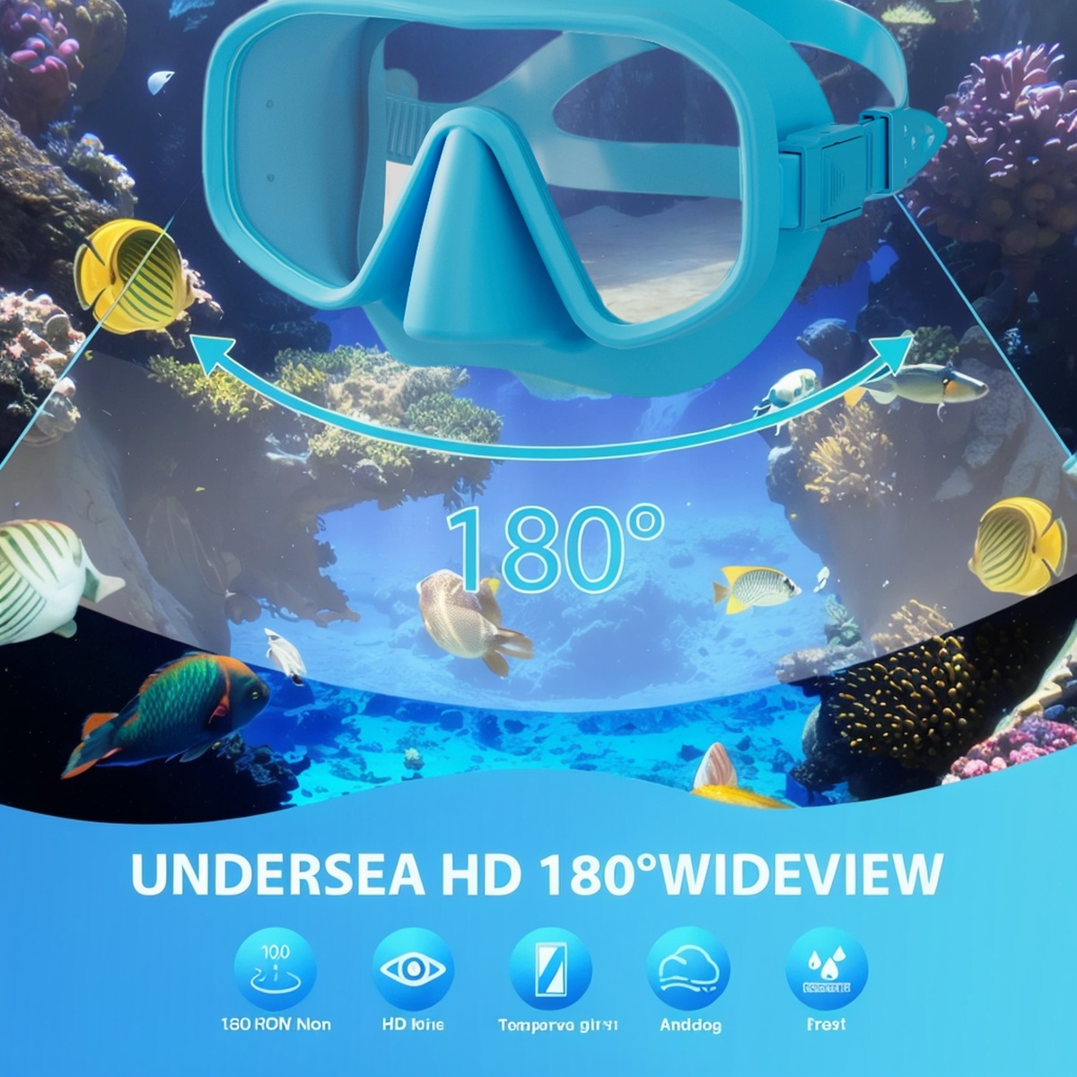 Professional Frameless Tempere - Freediving Mask Set 评论和价格