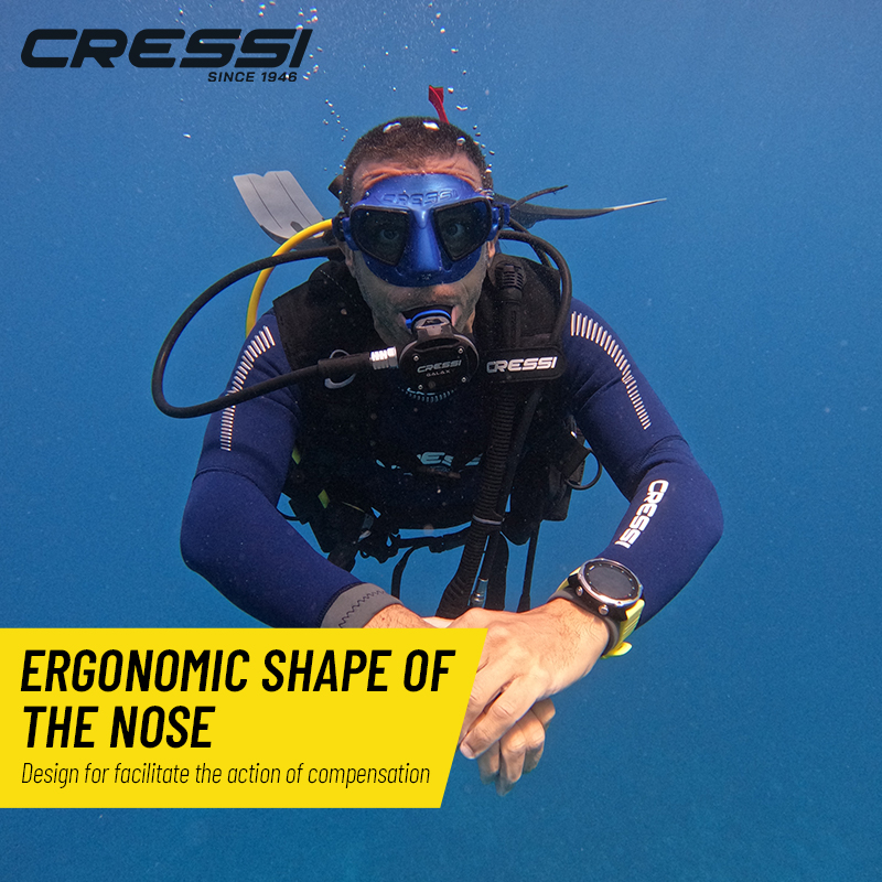 Cressi Frameless Freediving Ma - Freediving Mask Set 评论和价格