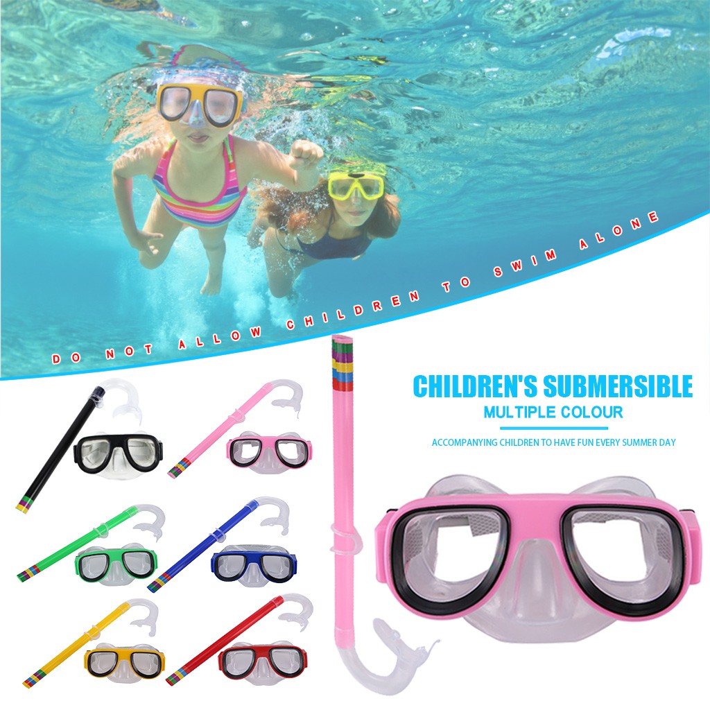 Summer Children Diving Goggle  - Freediving Mask Set 评论和价格