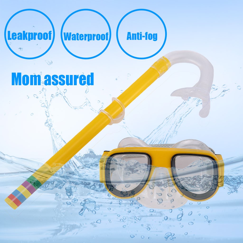 Summer Children Diving Goggle  - Freediving Mask Set 评论和价格