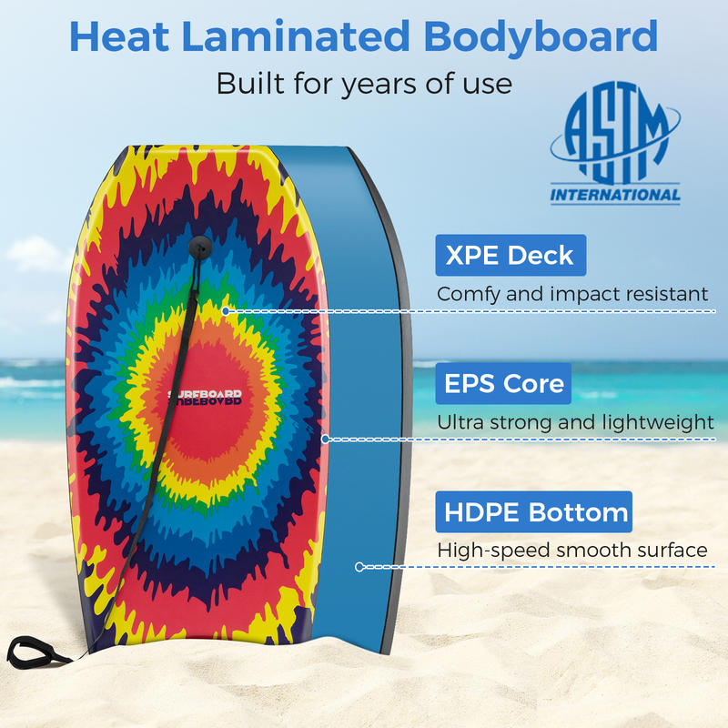 33/37/41 Inches Lightweight Bo - Bodyboard Boogie Board 评论和价格