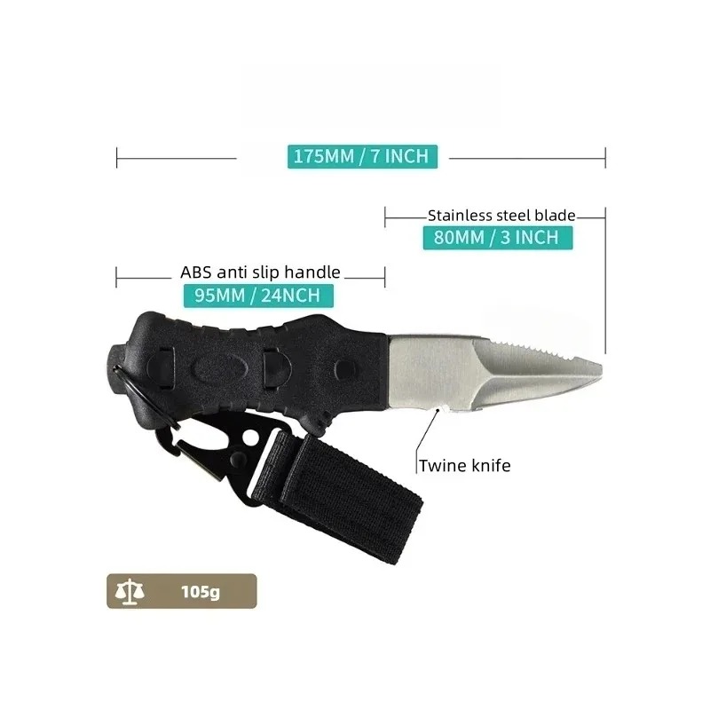 Outdoor Water Rescue Knife Spe - Dive Knife Titanium 评论和价格