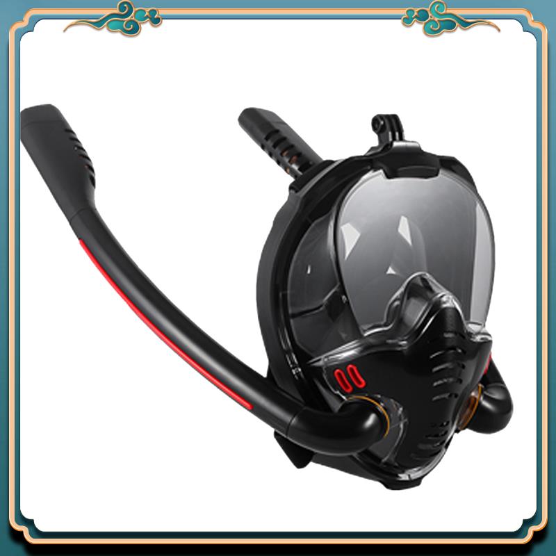 Latest Snorkeling Mask Double  - Freediving Mask Set 评论和价格