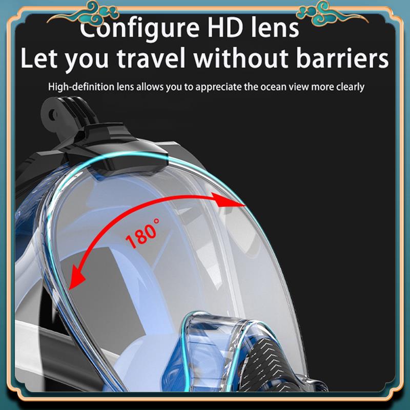 Latest Snorkeling Mask Double  - Freediving Mask Set 评论和价格