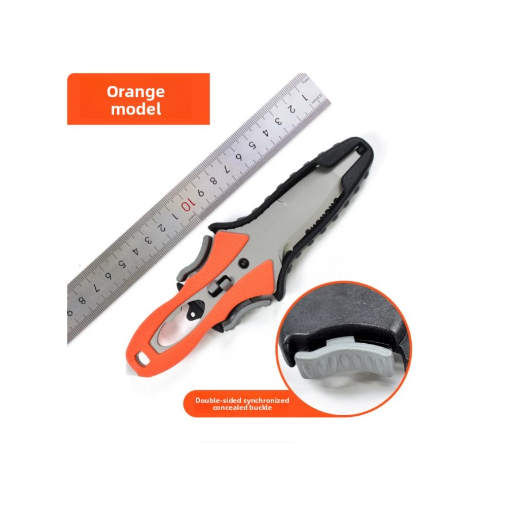Water Rescue Knife Outdoor Rop - Dive Knife Titanium 评论和价格