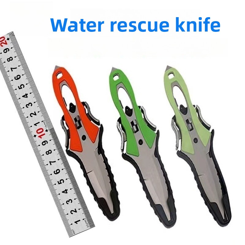 Water Rescue Knife Diving Rope - Dive Knife Titanium 评论和价格