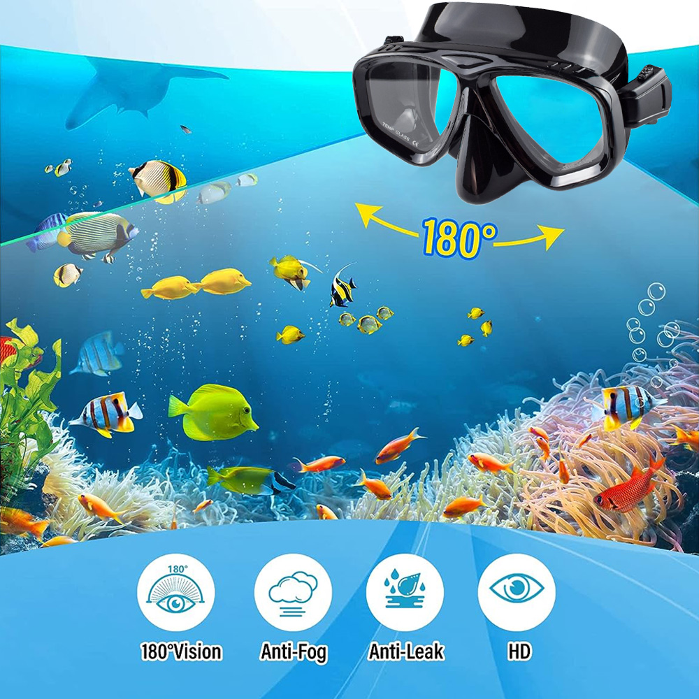 Dry Snorkel Set Diving Mask Pr - Freediving Mask Set 评论和价格