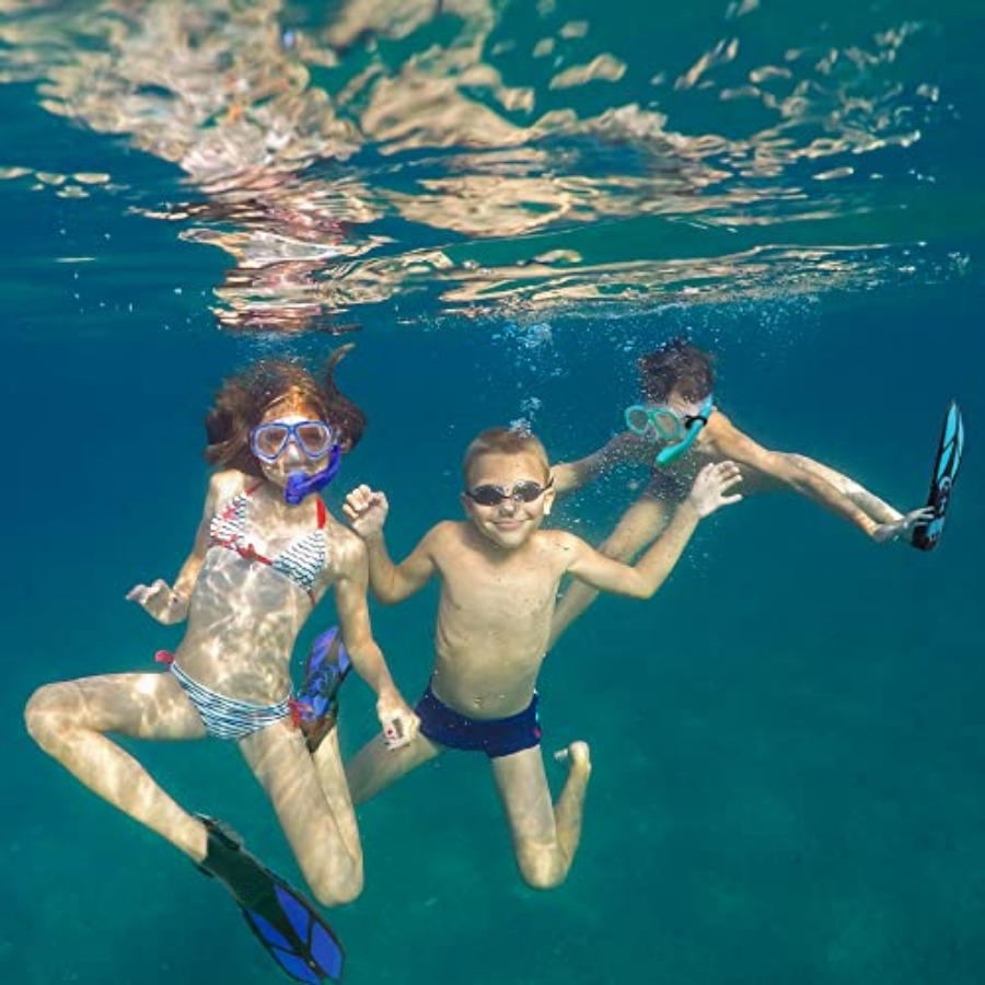 Mask Fins Snorkel Set Snorkeli - Freediving Mask Set 评论和价格