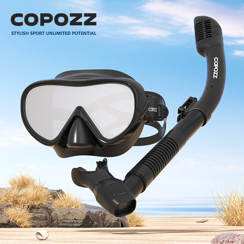 COPOZZ New Diving Mask Full Vi - Freediving Mask Set 评论和价格