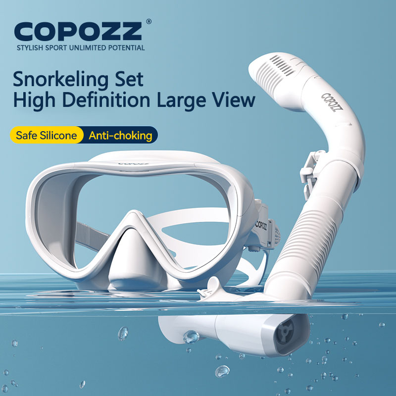 COPOZZ New Diving Mask Full Vi - Freediving Mask Set 评论和价格