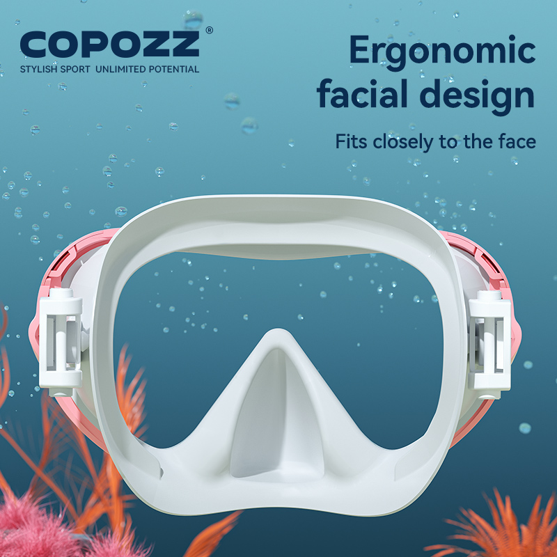 COPOZZ New Diving Mask Full Vi - Freediving Mask Set 评论和价格