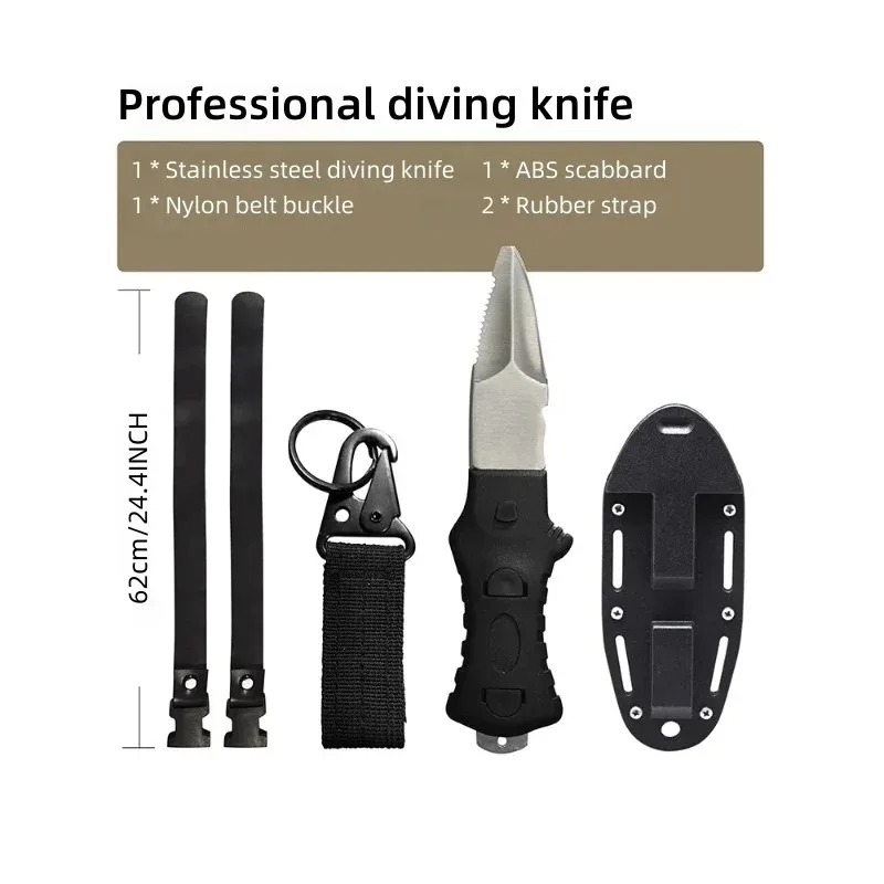 Outdoor Water Rescue Knife Spe - Dive Knife Titanium 评论和价格