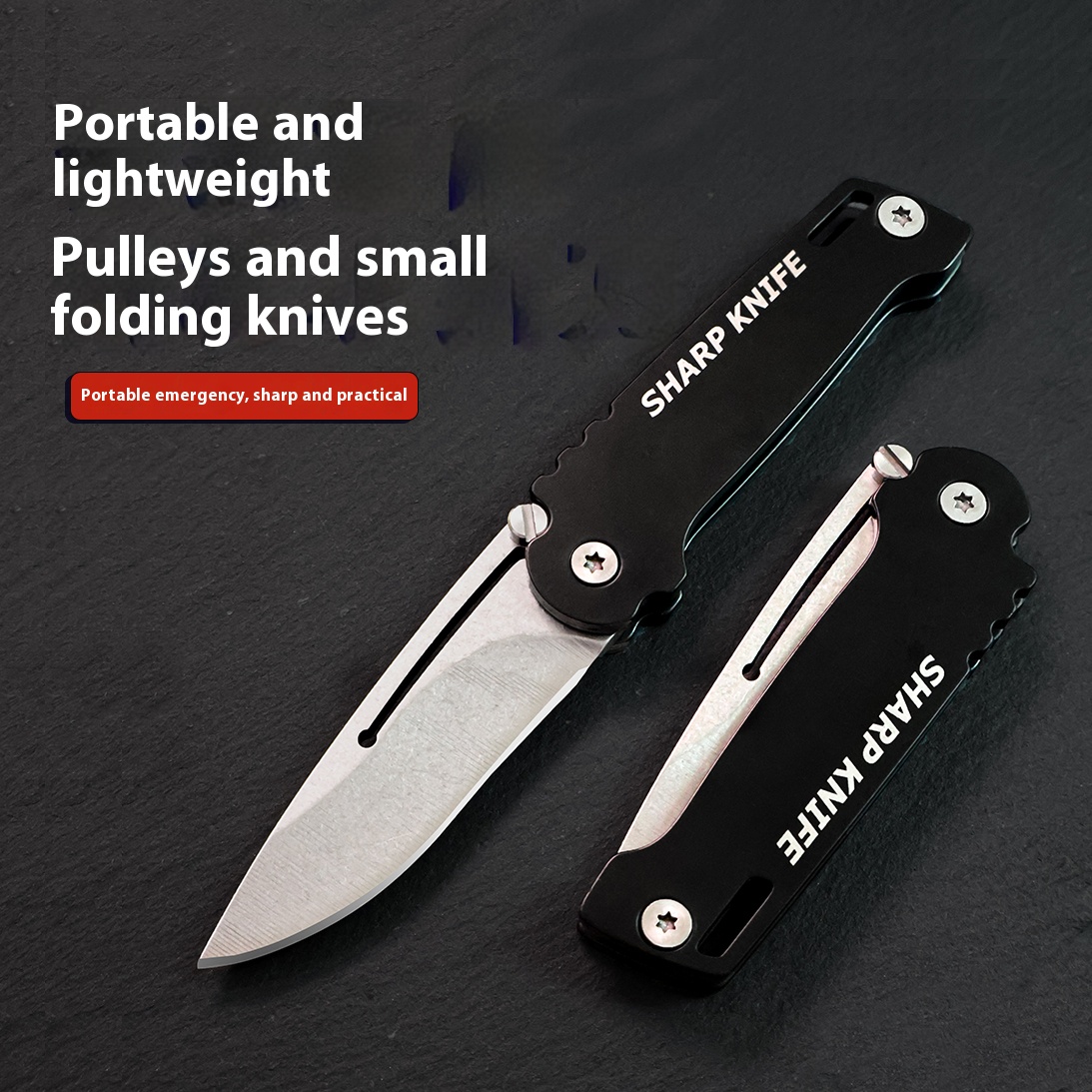 Portable Keychain Folding Util - Dive Knife Titanium 评论和价格