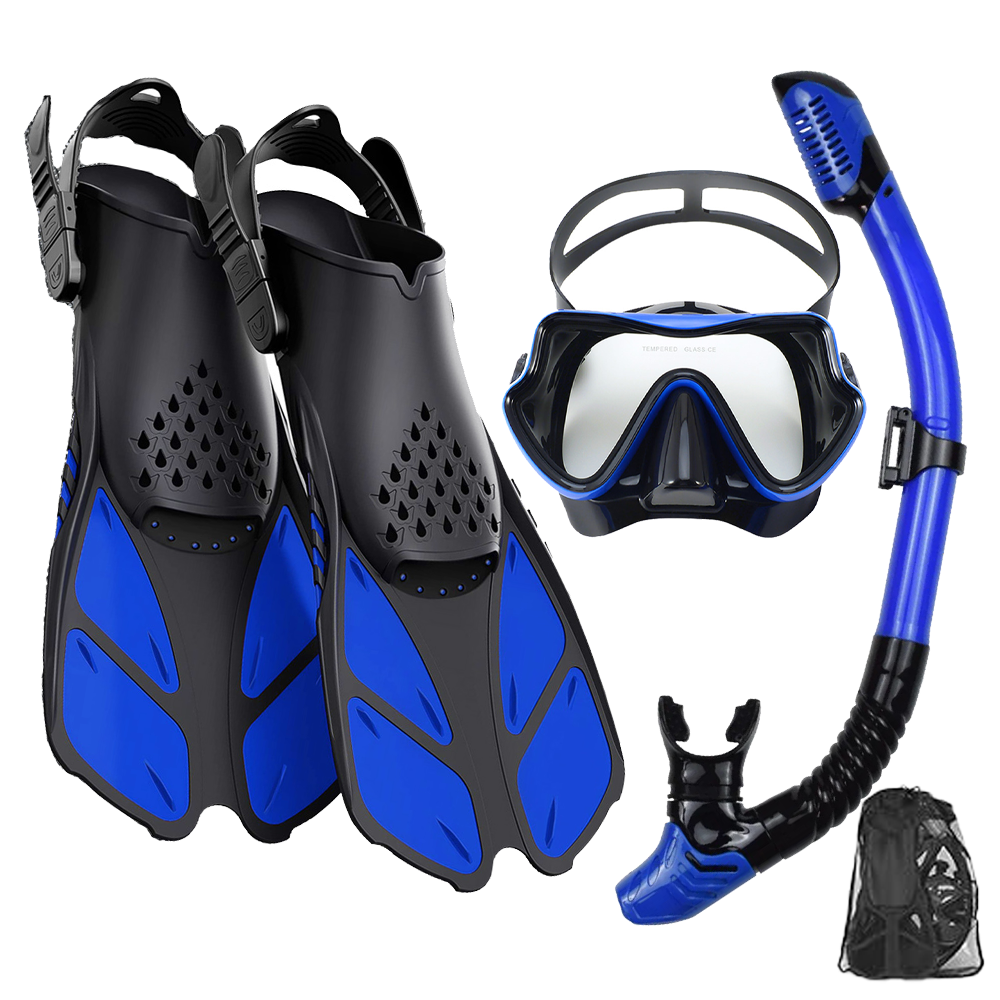 Mask Fins Snorkel Set, Snorkel - Freediving Mask Set 评论和价格
