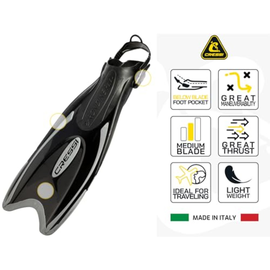 Adult lightweight premium trav - Freediving Mask Set 评论和价格