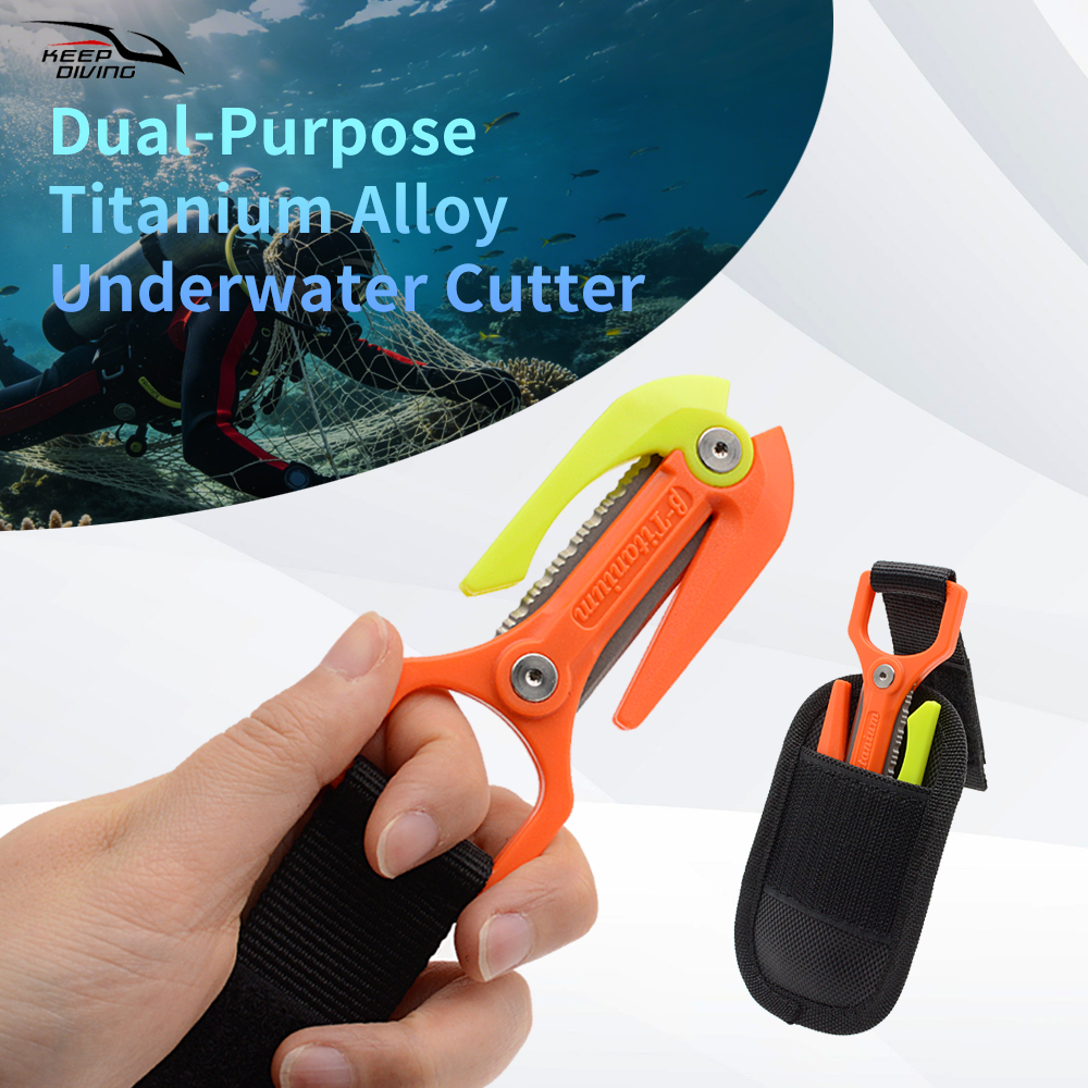 1PCS Scuba Diving Titanium All - Dive Knife Titanium 评论和价格